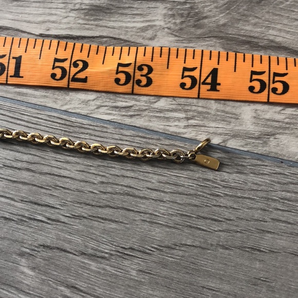 Extra long vintage Monet gold tone necklace - Picture 4 of 5